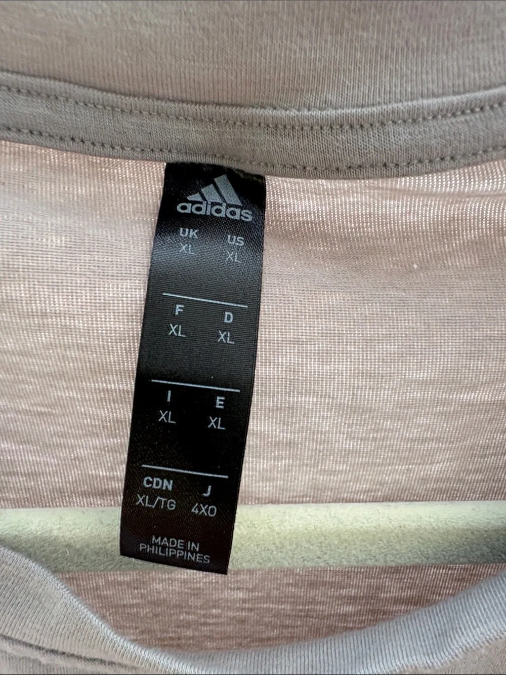 adidas Men's Long Sleeve Crew in Light Gray